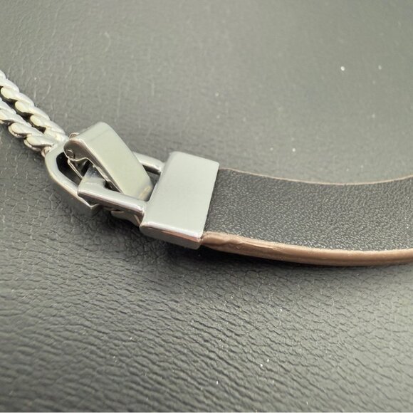 Stella & Dot KEEP Collective Reversible Leather Necklace - Picture 8 of 13